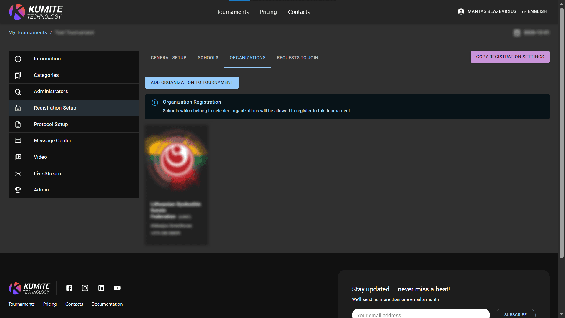 Selected Organizations