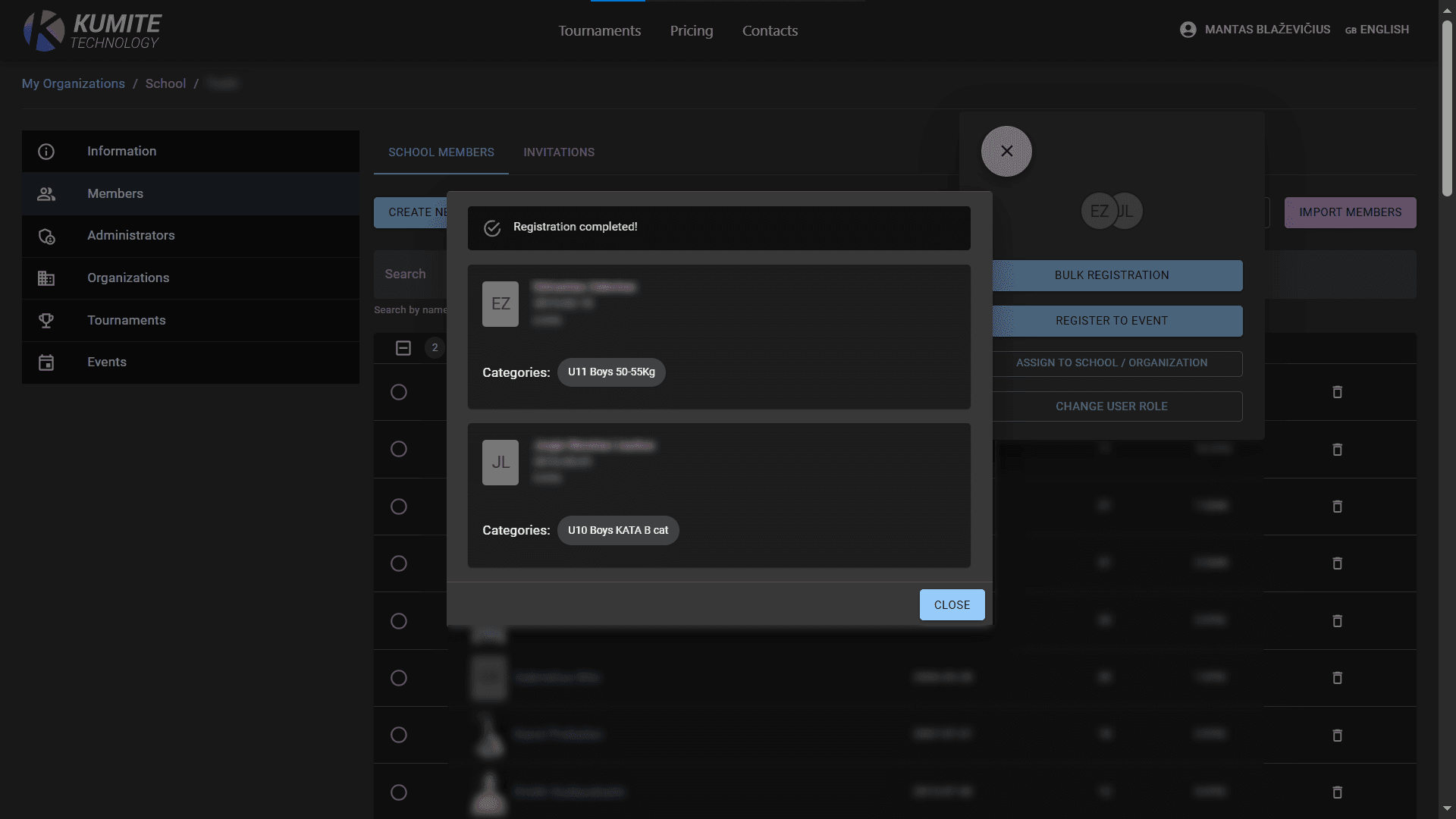 Confirm Registration