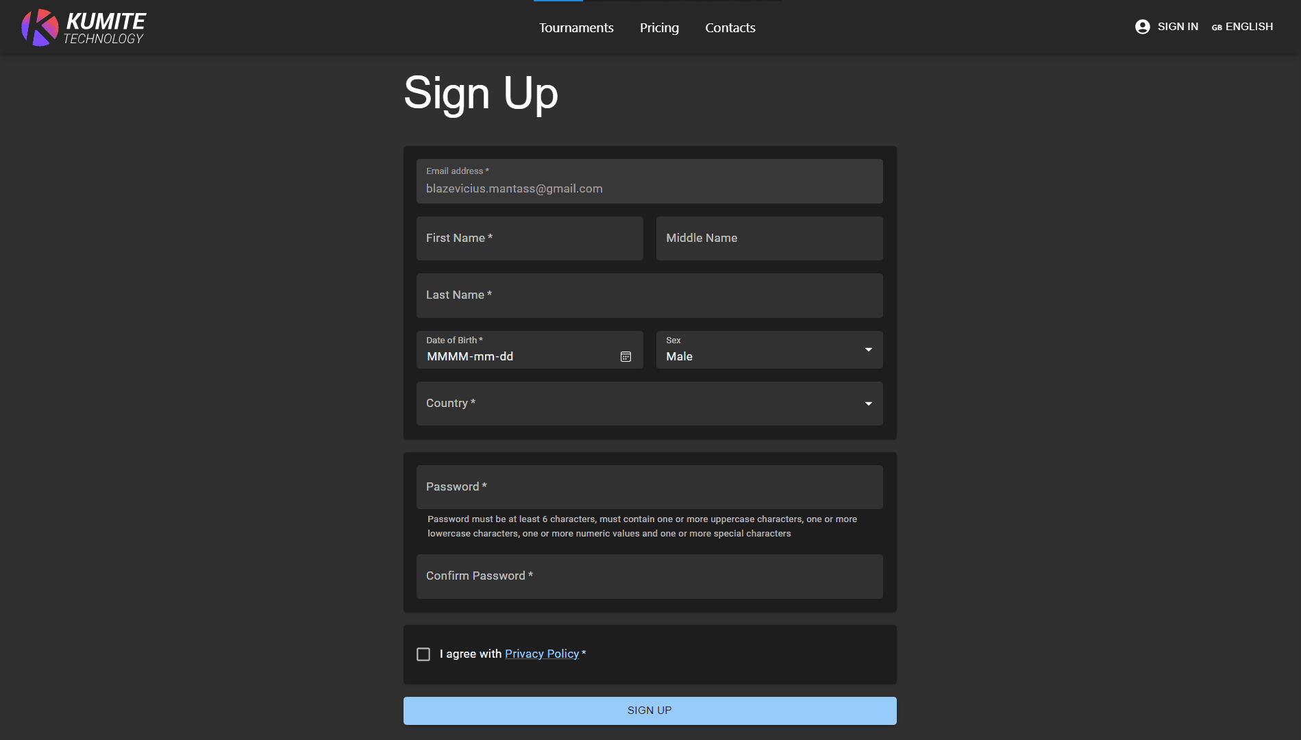 Account Details