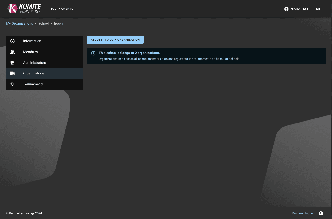 Organization Navigation