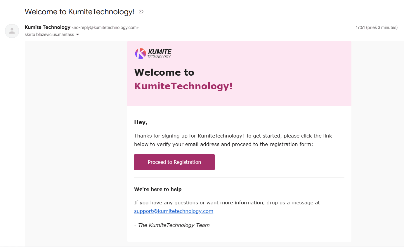 Verify Email
