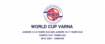 World Cup Varna 2025 for juniors 14-15 yo, juniors 16-17 yo and cadets 18-21 yo