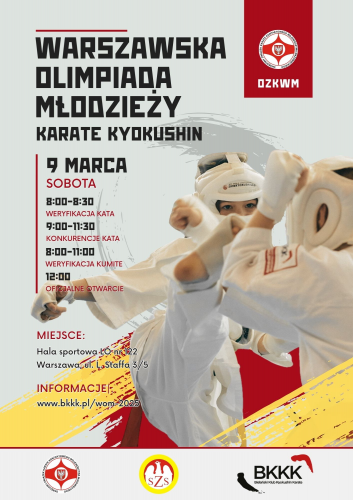 Warszawska Olimpiada Młodzieży Karate Kyokushin 2025